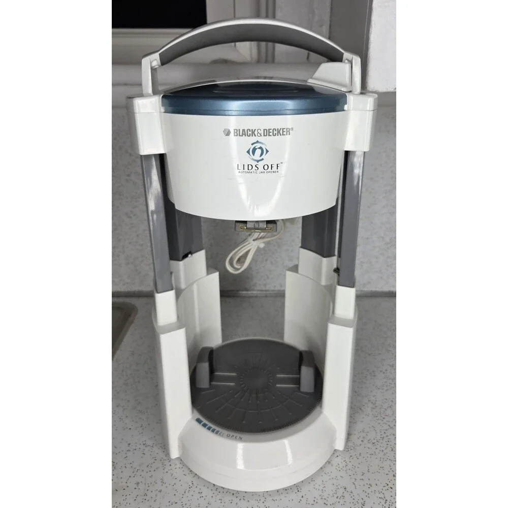 Black & Decker Lids Off Electric Automatic Jar Can Opener Kitchen JW200 Tested!